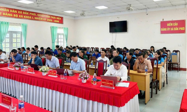 Hội nghị Ủy ban MTTQ Việt Nam xã Đắk Phơi lần thứ III, khóa I, nhiệm kỳ 2025-2030